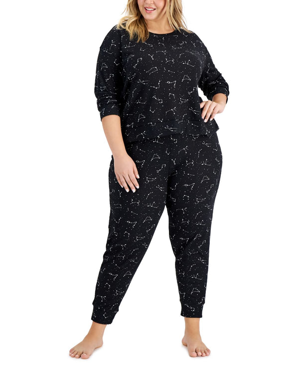 Jenni Womens Plus Size Waffle Pajama Top,2X