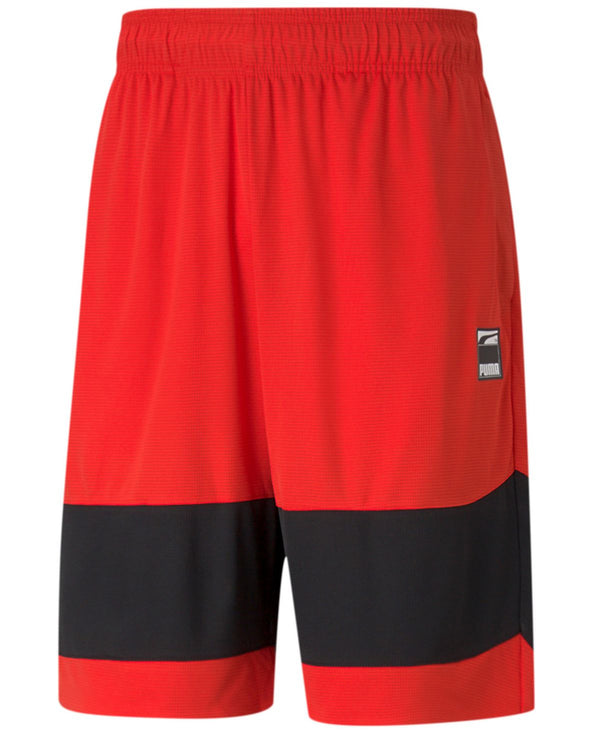 Puma Mens Ultimate Regular Fit Moisture Wicking Colorblocked Shorts