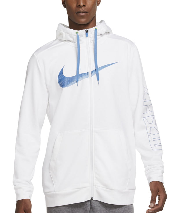 Nike Mens Energy Logo Hoodie,White,Small