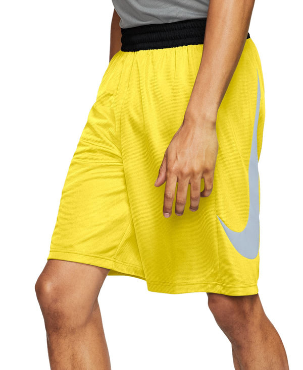 Nike Mens Hbr Basketball Shorts,Optic yellow,X-Large