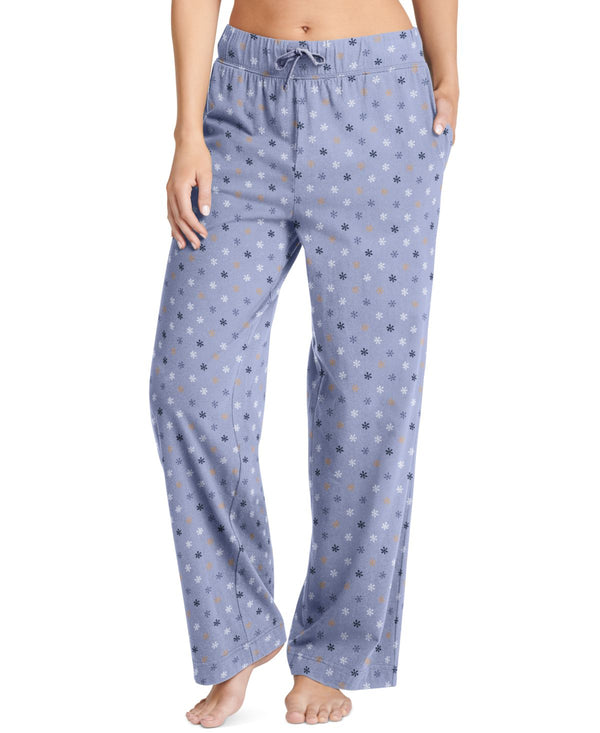 Jockey Womens Everyday Essentials Cotton Pajama Pants,Flurry Multi,X-Large