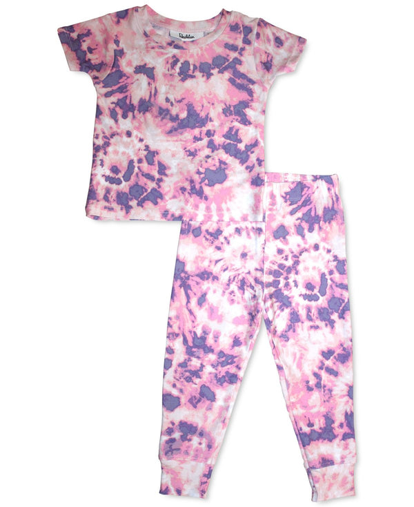 Roudelain Womens Matching Mommy & Me Baby Tie-Dyed Pajama Set,6 Months