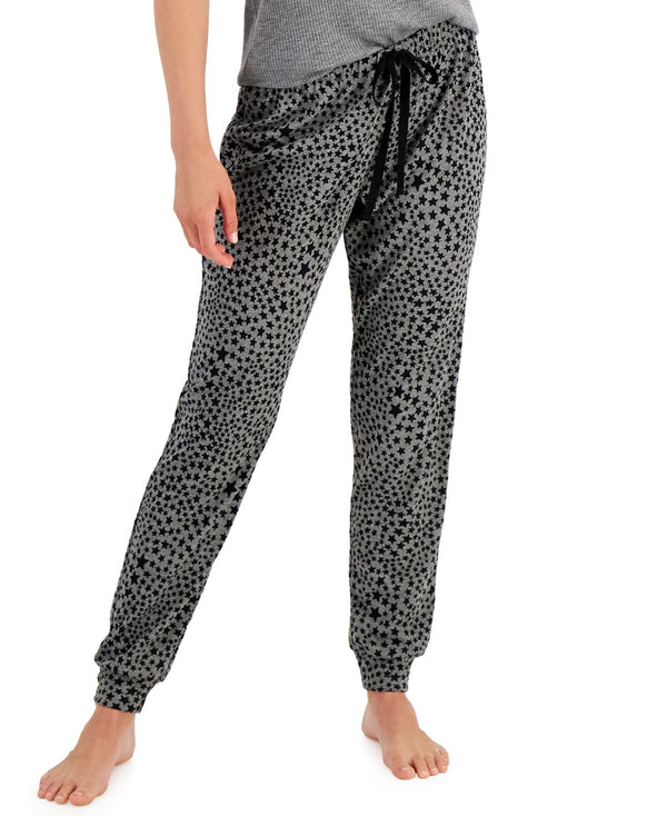 Jenni Womens Printed Jogger Pajama Pants,Large