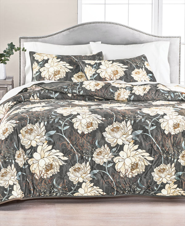 Martha Stewart Collection Eloise Floral Quilt, Twin,Twin