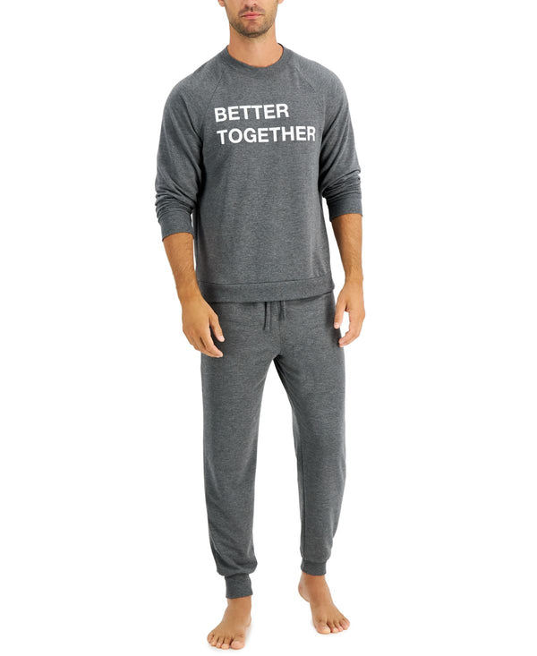 Family Pajamas Mens Better Together Solid Pajama