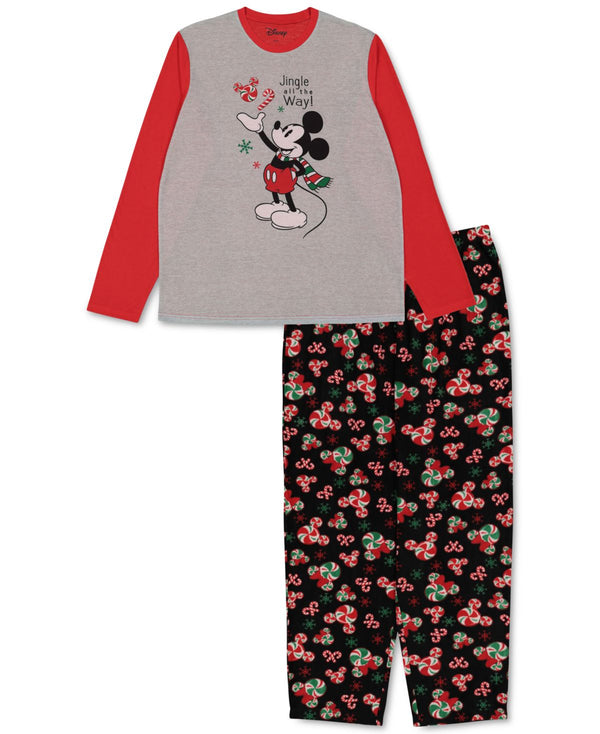Briefly Stated Mens Mickey Mouse Printed Pajama Top