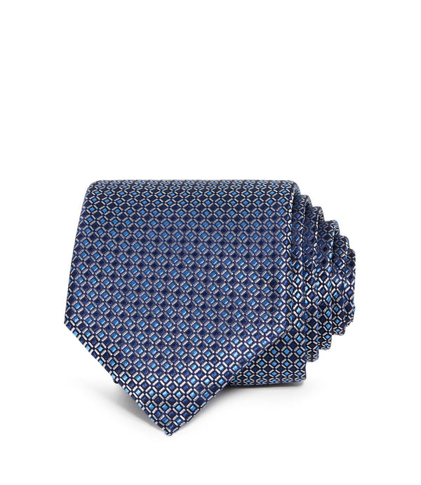 allbrand365 Dalton Micro Grid Silk Classic Tie