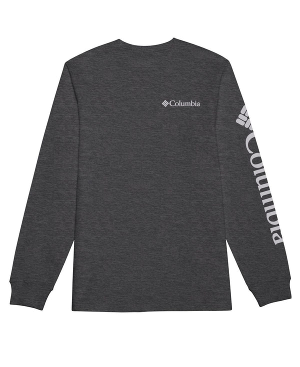Columbia Mens Fundamentals Graphic T-Shirt,Charcoal Heather,Small