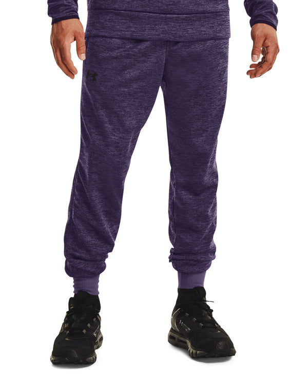 Under Armour Mens Armour Fleece Jogger Pants,Twilight Purple/Black,Medium