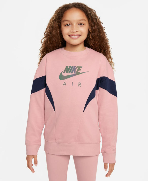 Nike Big Girls Air Sweatshirt,Small