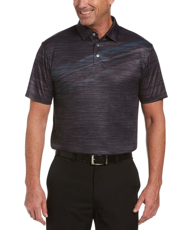PGA TOUR Mens Textured Polo Shirt,Small