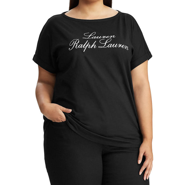 Lauren Ralph Lauren Womens Logo Jersey T-Shirt