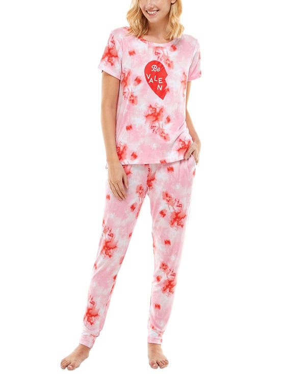 Roudelain Womens Matching Mommy and Me Whisper Luxe T-Shirt and Jogger Pants Pajama Set,Medium