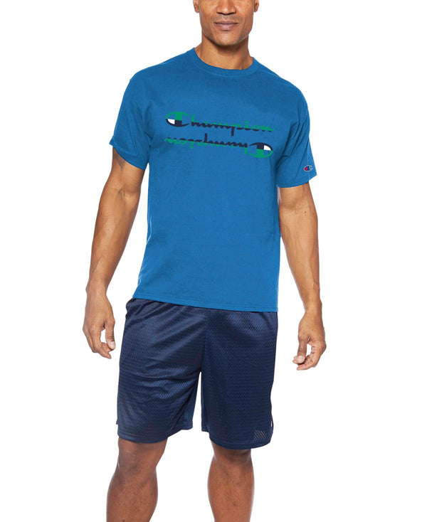Champion Mens Double-Script Logo Graphic T-Shirt,3X