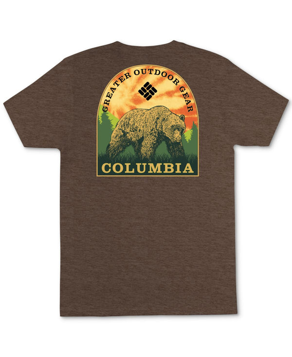 Columbia Mens Julien Graphic T-Shirt,Major Heather,XX-Large