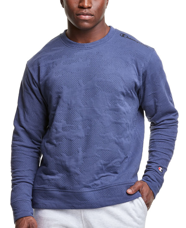 Champion Mens Textured Sweatshirt,Classic Sk,Medium