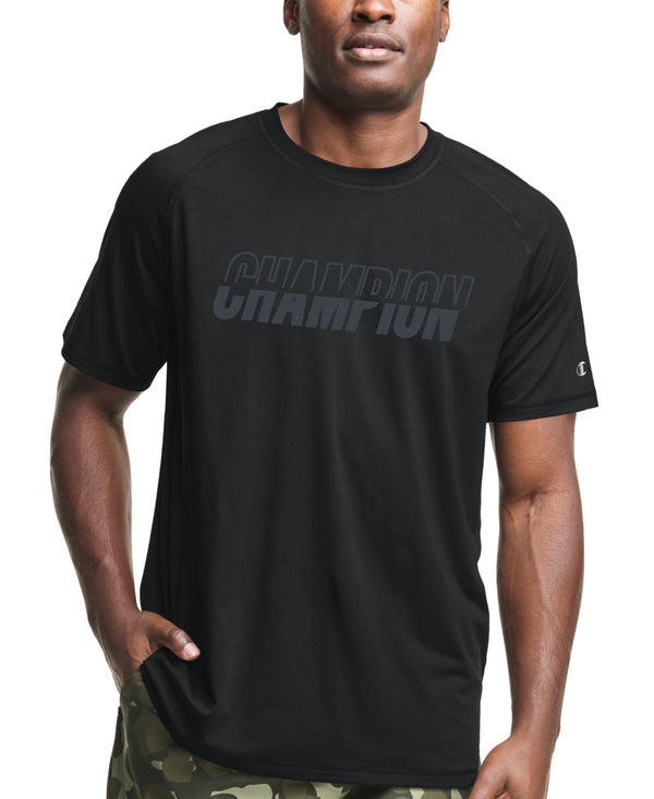 Champion Mens City Sport Logo Graphic T-Shirt,Small