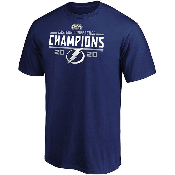 Men's Fanatics Branded Blue Tampa Bay Lightning 2020 Eastern Conference Champions Wreak Havoc T-Shirt