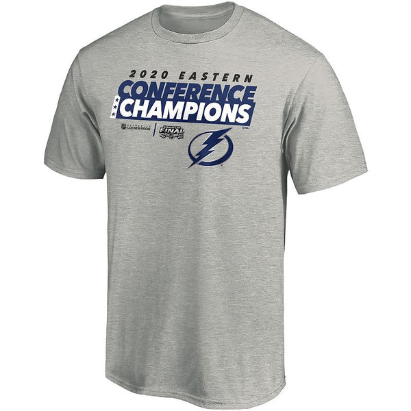 Men's Fanatics Tampa Bay Lightning 2020 Eastern Conference Champions Taped up Tee