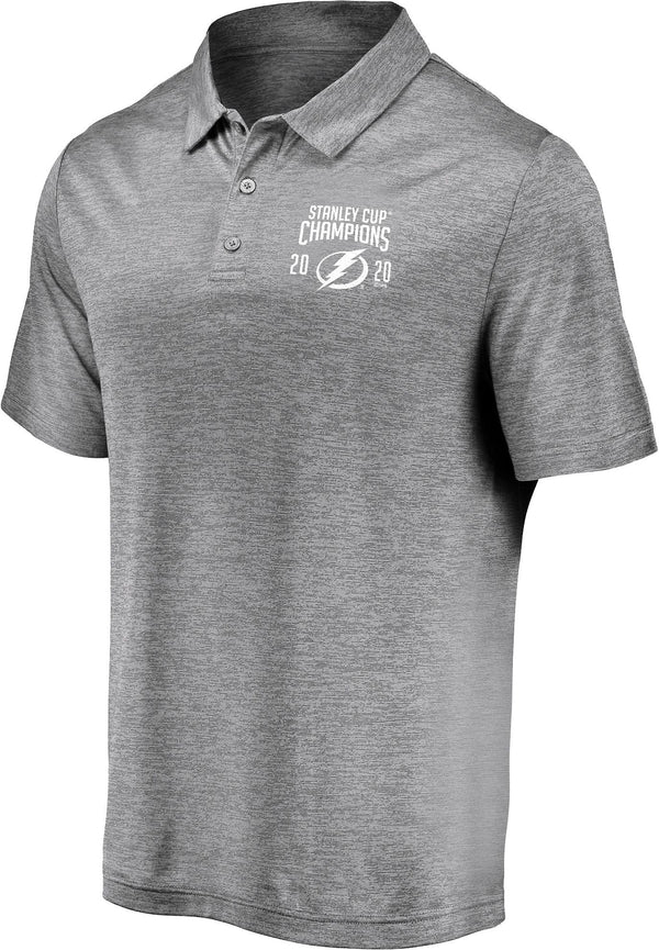 Fanatics Mens NHL 2020 Stanley Cup Champions Tampa Bay Lightning Polo