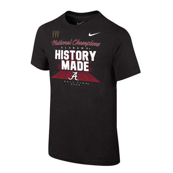 Nike Youth 2020 National Champions Alabama Crimson Tide Locker Room T-Shirt