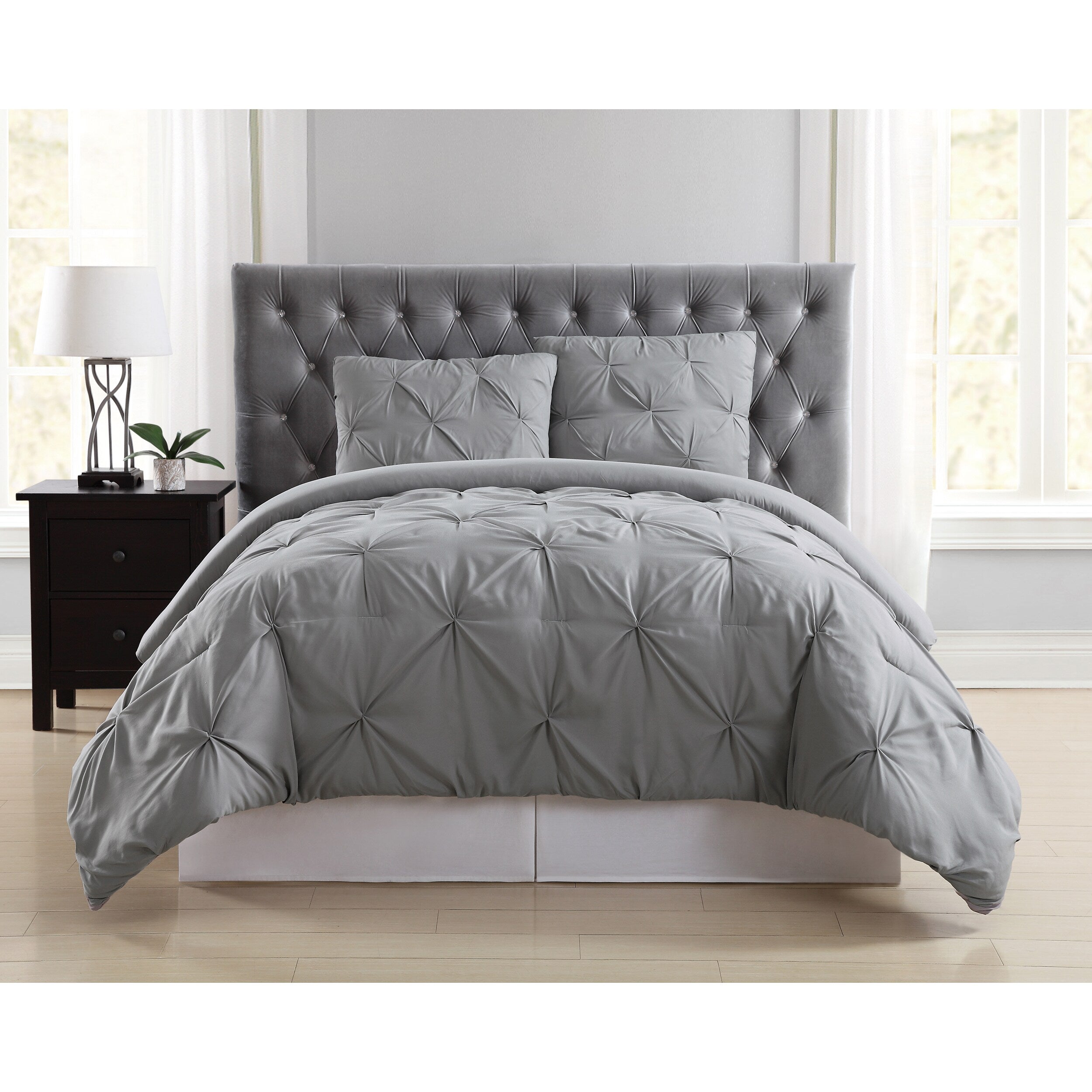 Truly Soft Everyday Pleated 3 Pieces Duvet Cover Set
