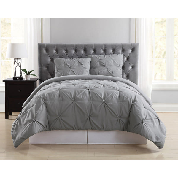 Truly Soft Everyday Pleated 3 Pieces Duvet Cover Set