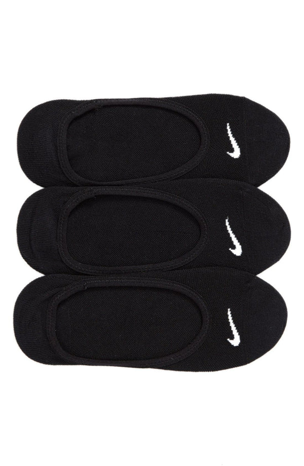 Nike Womens Dri-Fit Half Cushion No Show Socks Color Black/White