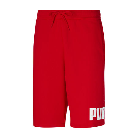 PUMA Mens Big Logo Mens Workout Shorts,Red,XX-Large