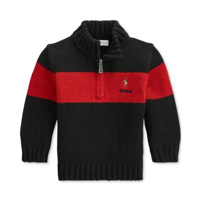 Polo Ralph Lauren Baby Boys Cotton Quarter Zip Sweater