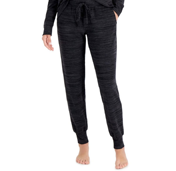Alfani Womens French Terry Pajamas,Black,XX-Large