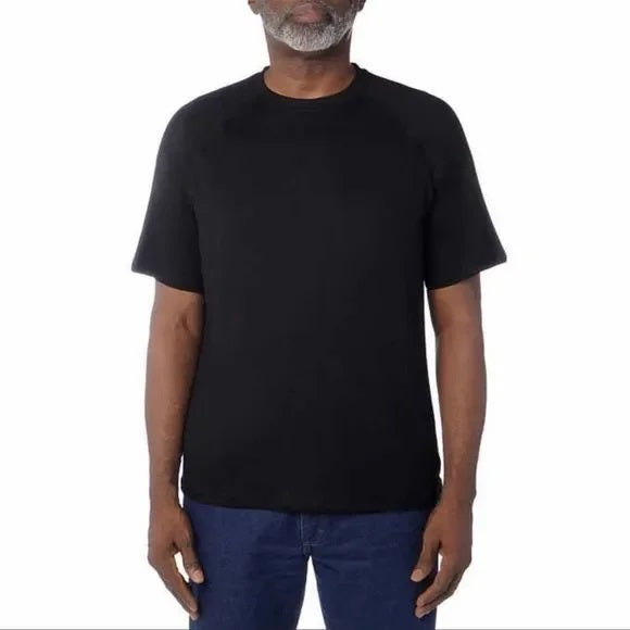 Glacier Mens Performance Short Sleeve T-Shirts,Black,XX-Large