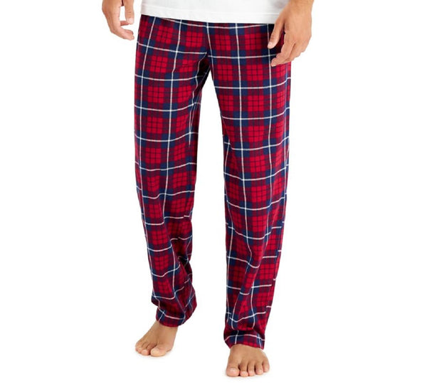 Family Pajamas Mens Papa Bear Novelty Plaid Pajamas,Bear Plaid,Medium