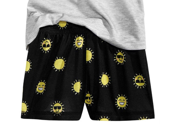 Family Pajamas Kids Printed Boxer Shorts