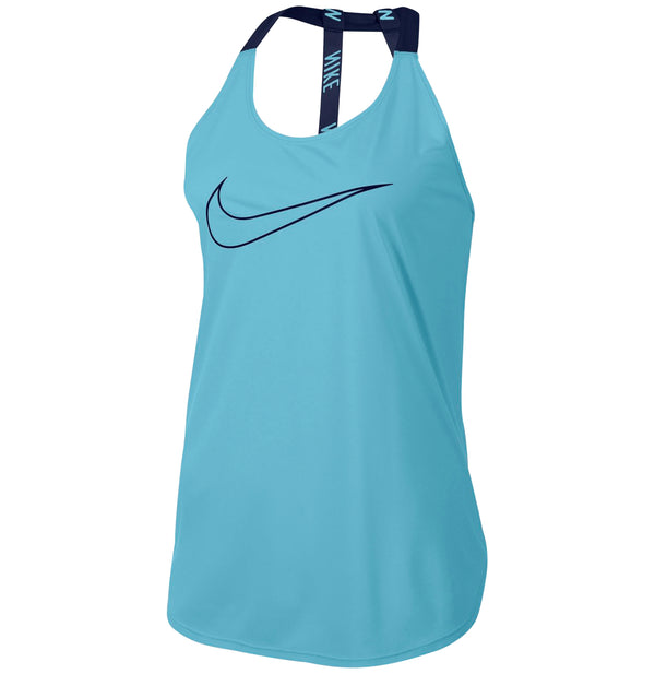 Nike Womens Plus Size Breathe Open Back Tank Top