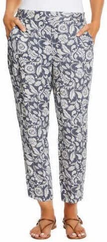 Jessica Simpson Womens Printed Pull-on Pant,X-Large