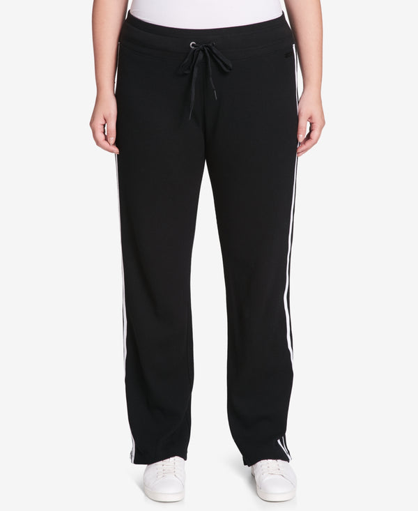 Calvin Klein Womens Performance Plus Size Thermal Track Pants