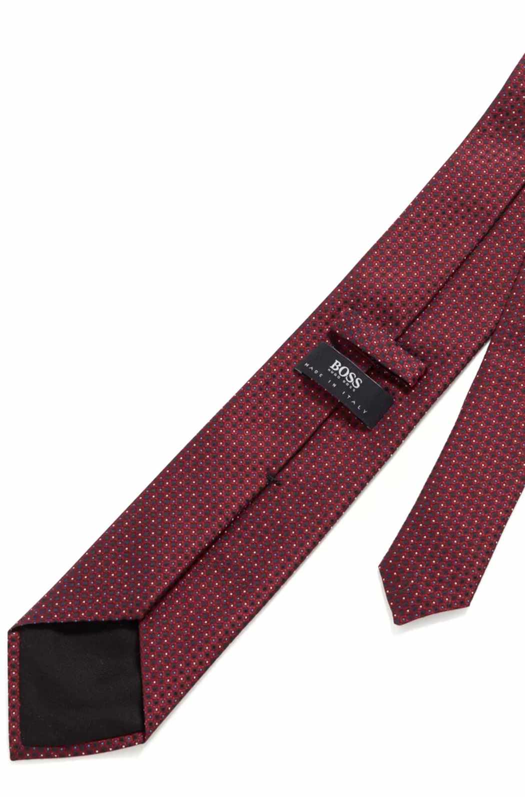 HUGO BOSS Mens Micro-Patterned Tie In Silk