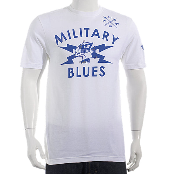 Jordan Mens Ajiv Military Blues Print T-Shirt