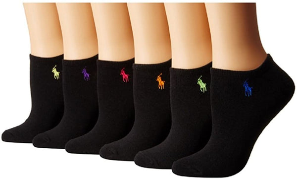 Lauren Ralph Lauren Womens Flat Knit Adult Socks 6 Pairs