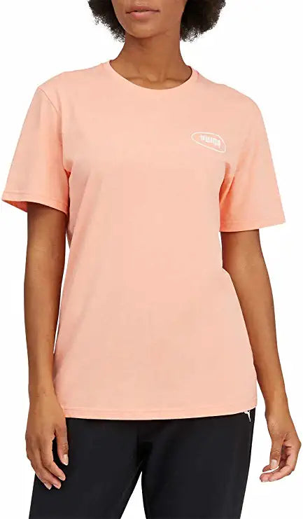 PUMA Womens Boyfriend Logo T-Shirt