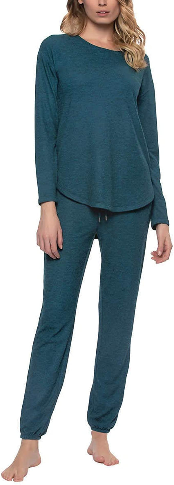 Felina Womens Solid Comfy Lounge Pajama Top