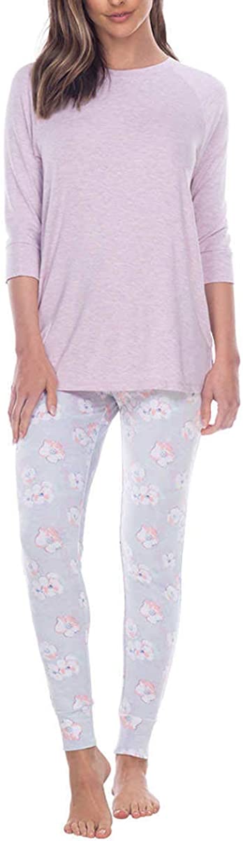 Honeydew Womens Top And Pant Lounge Set 2 Pieces