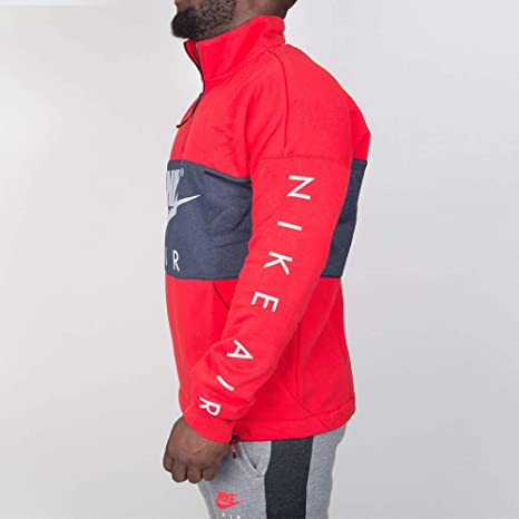 Nike Mens Nsw Air Half Zip Closure Sweatshirt