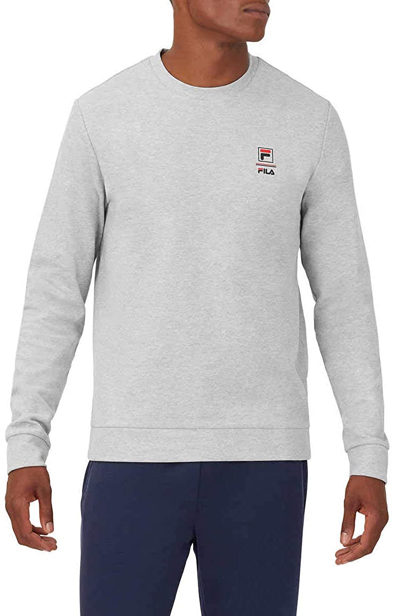 Fila Mens Long Sleeve Crew Neck Lightweight Sweatshirt