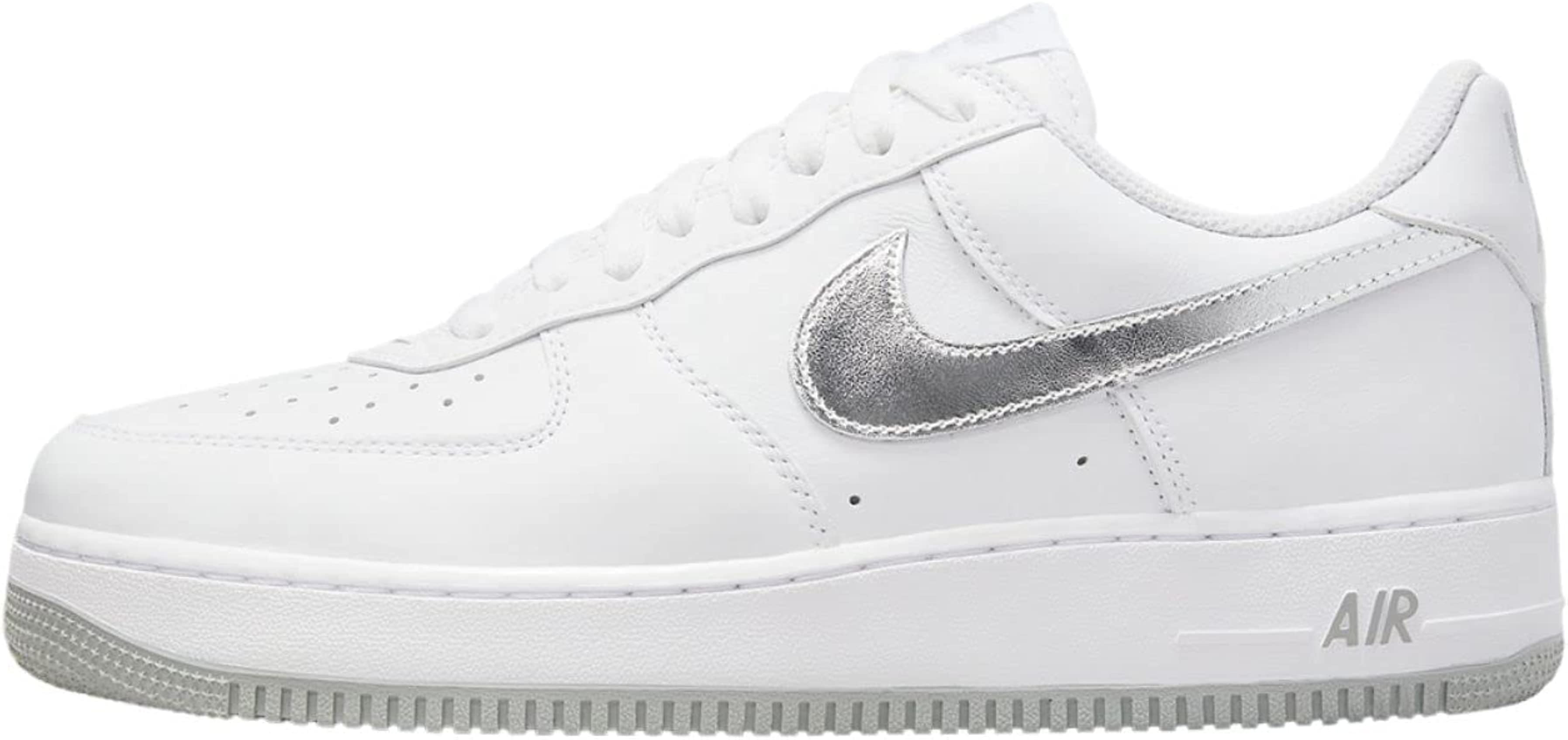 Nike Mens Air Force 1 Low Retro Sneakers,White/Sail/Team Red