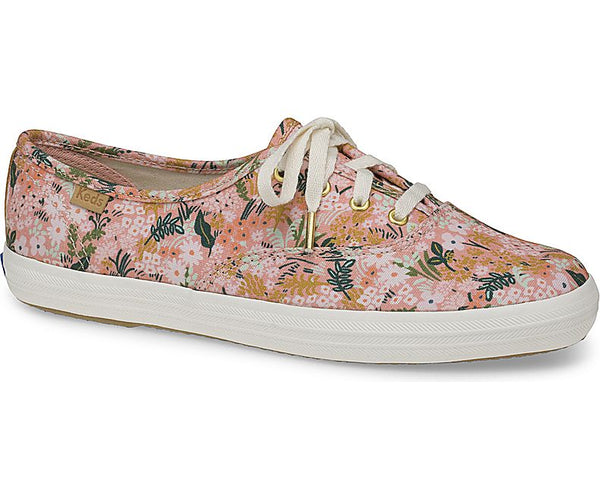 Keds Womens X Rifle Paper Co. Champion Meadow Sneakers Pink 5.5