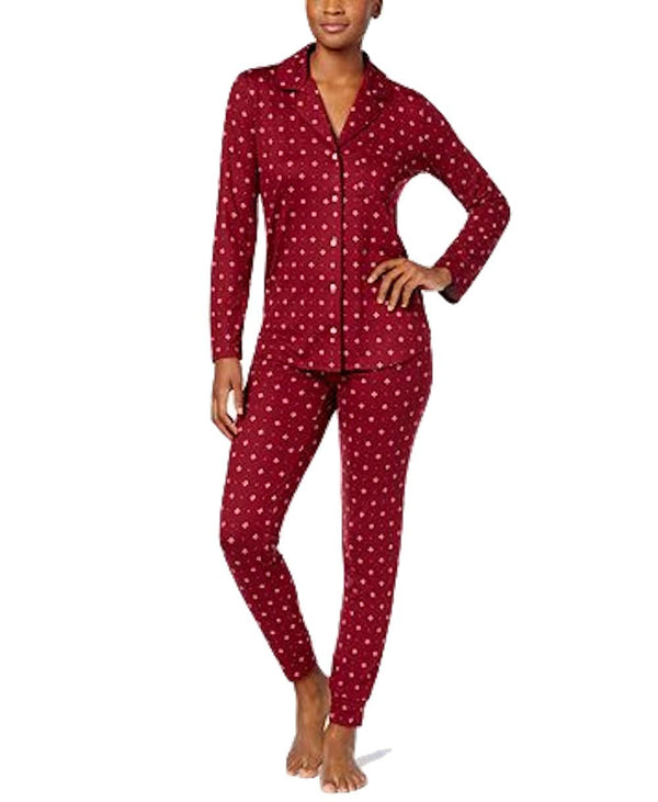 Alfani Womens Super-Soft 2 Piece Pajama Set