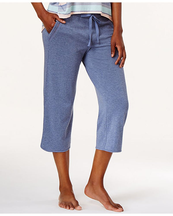 Alfani Womens Knit Cropped Pajama Pants
