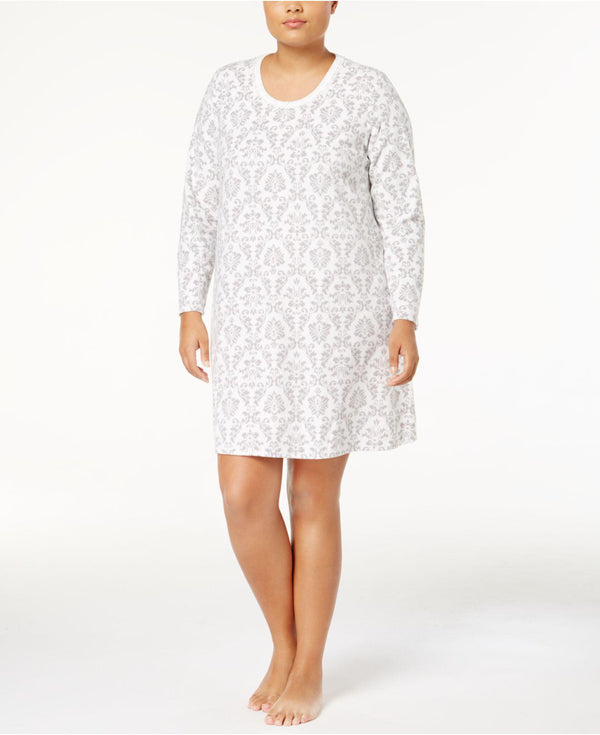 allbrand365 designer brand Womens Plus Size Super Soft Thermal Sleepshirt